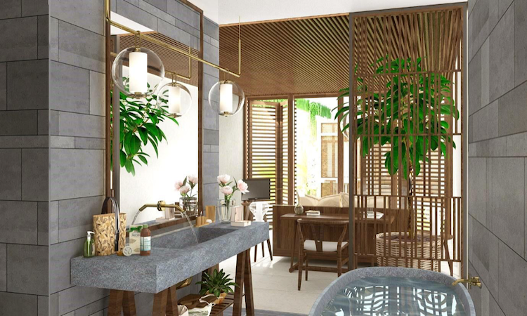 X2 Hoi An Resort and Residence bathrooms offers visitors the feelings of Vietnam ancient town combining with luxury and contemporary of Grohe.