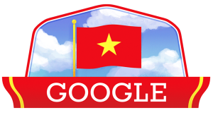 Google Doodle marks Vietnam National Day with fluttering flag